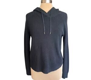 Lauren Ralph‎ Lauren Waffle Weave Knit Hoodie Womens MEDIUM Athleisure Fall